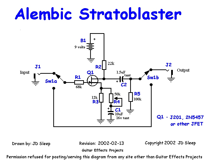 Схема Alembic - Stratoblaster