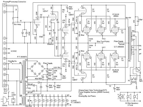 Ampeg – SVT (6550a) — Power Amp