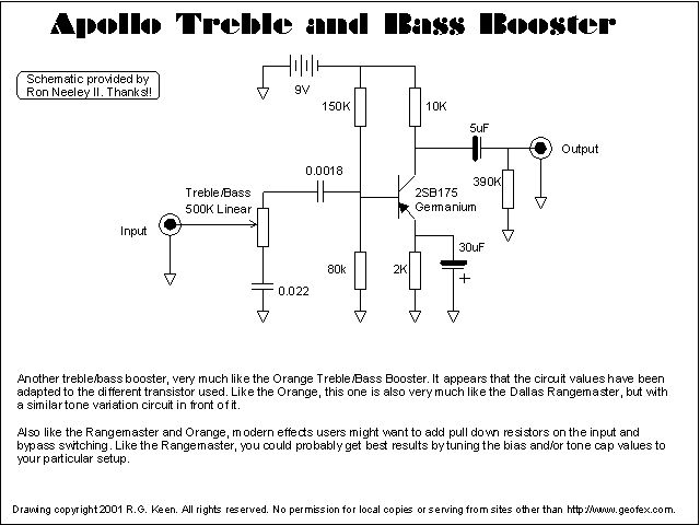 Схема Other - Apollo Bass and Treble Booster