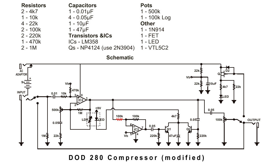 Схема DOD - Compressor 280 (modified)