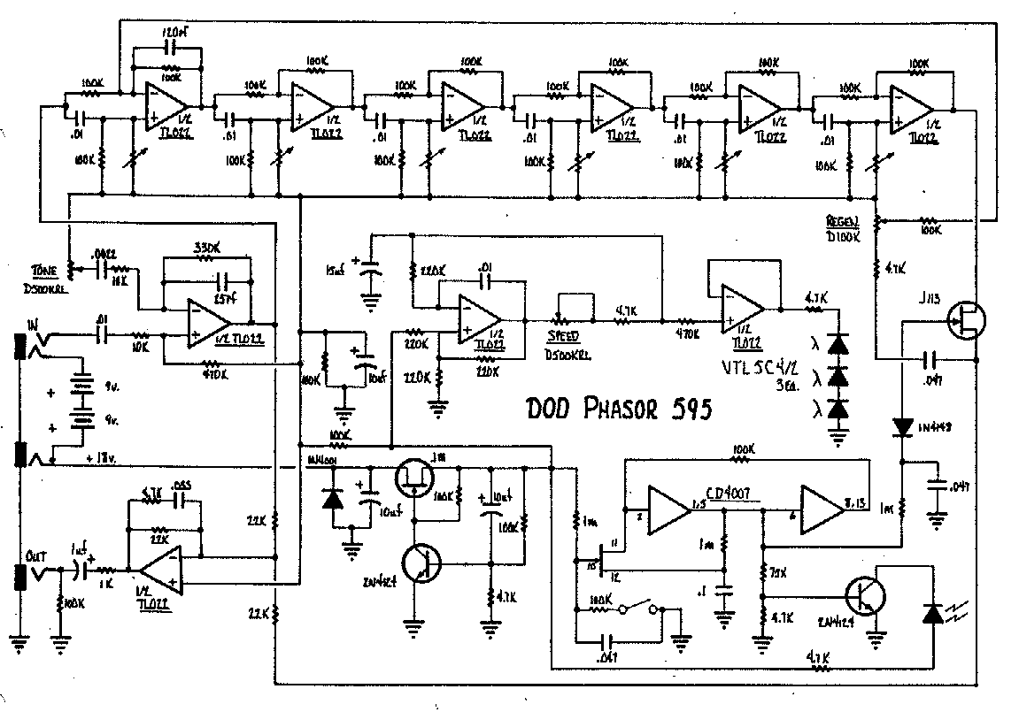 Схема DOD - Phasor 595