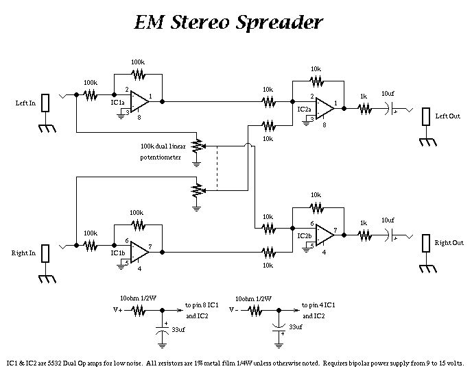 Схема Other - EM Stereo Spreader