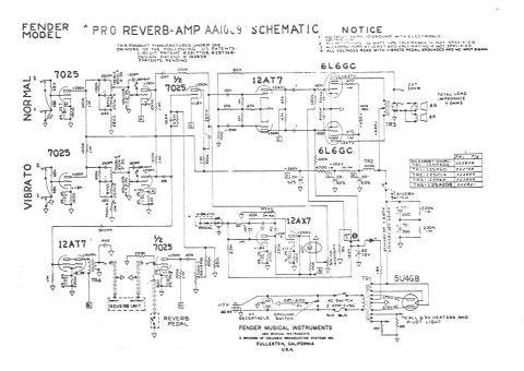 Fender – Pro Reverb Amp AA1009