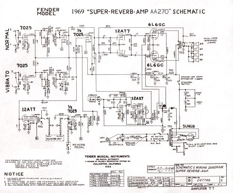 Fender – Super Reverb Amp AA270 (1969)