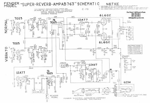 Fender – Super Reverb Amp AB763