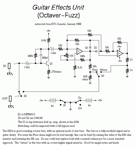 Other – Guitar Effects Unit (Octaver-Fuzz)