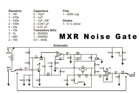 MXR – Noise Gate v2