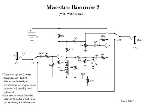 Maestro – Boomer2 wah-volume EG-2