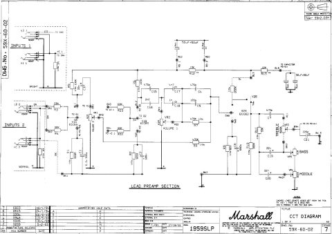 Marshall – 1959SLP Preamp