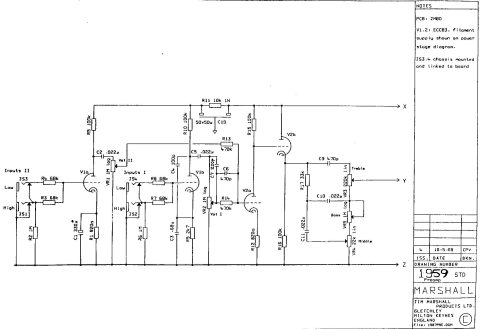 Marshall – 1959STD Preamp