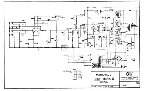 Marshall – Bass Amp Mark II (1992)