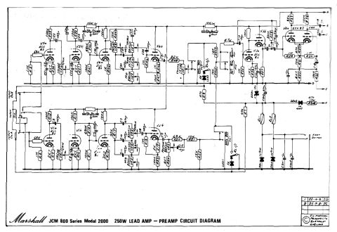 Marshall – JCM 800 2000 Preamp