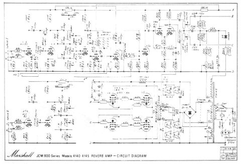 Marshall – JCM 800 Reverb Amp (M4150 4145)