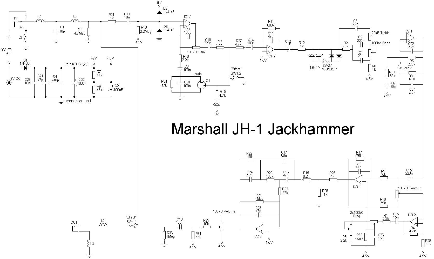 Схема Marshall - JH-1 Jackhammer