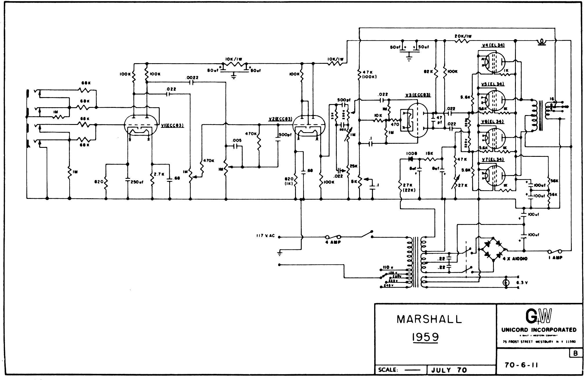 Схема Marshall - M1959