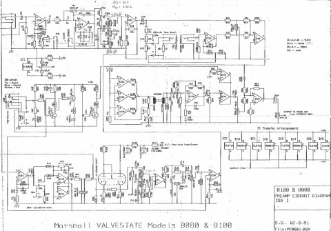 Marshall – ValveState 8080(8100) Preamp