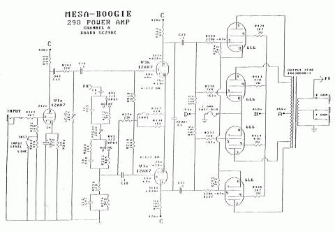 Mesa Boogie – 290 Power Amp
