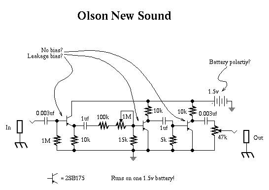 Схема Other - Olson New Sound Fuzz
