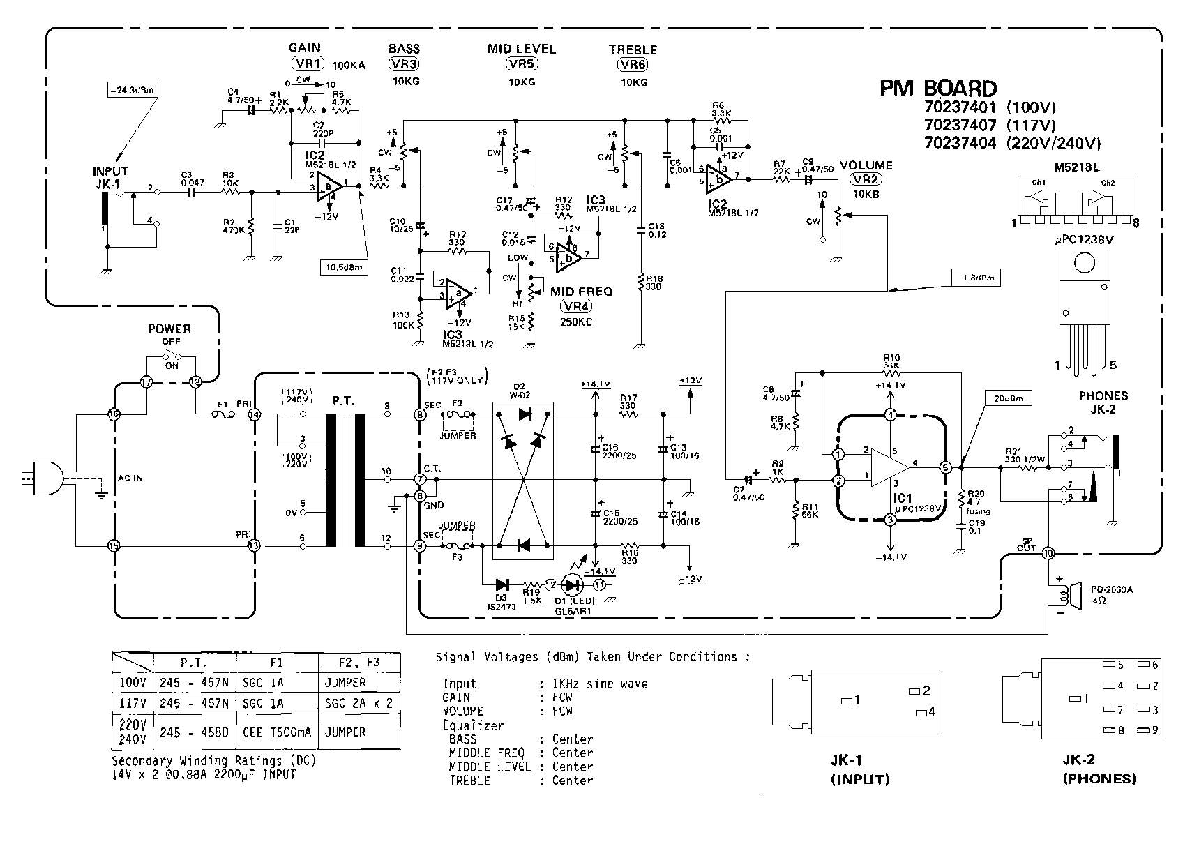 Схема Roland - DAC-15B