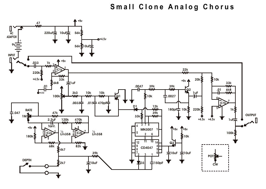Схема Other - Clone Analog Chorus
