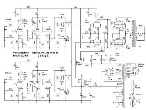 Vox – Amplifier AC50 (v1)