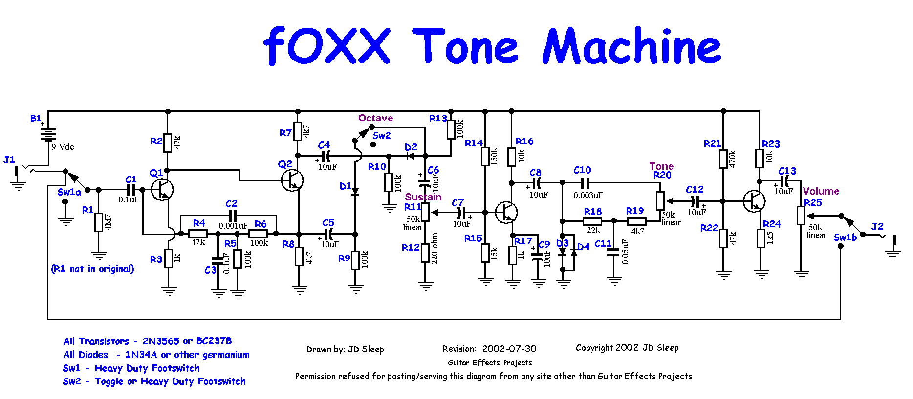 Схема Other - fOXX Tone Machine